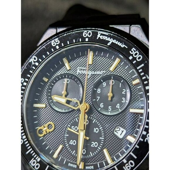 Ferragamo Men's Chrono Sport Chronograph Quartz Black SFUI00621 (MSRP $1,495) - Picture 8 of 11
